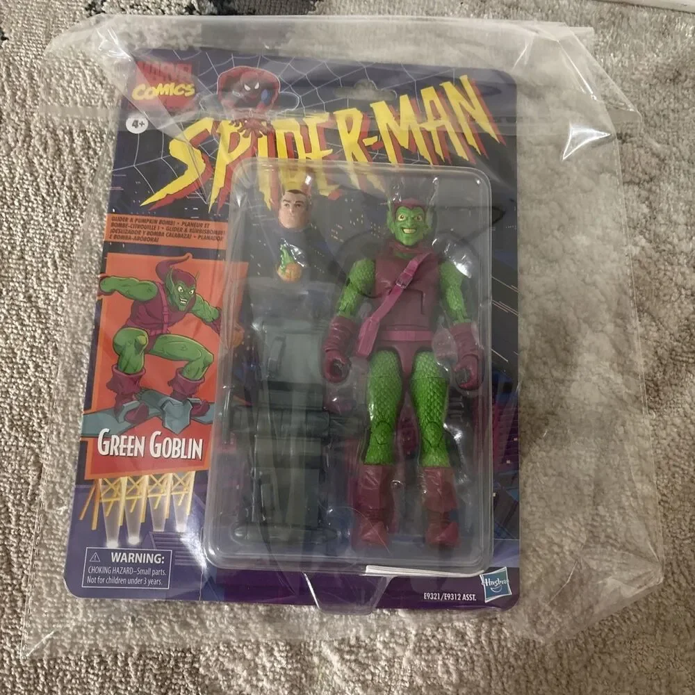 Spider-Man Retro Marvel Legends Green Goblin 6-Inch Action Figure MINT